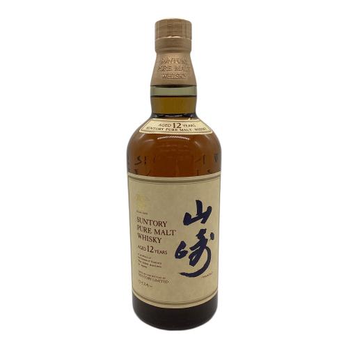 サントリー ジャパニーズウィスキー 750ml 箱付（ヤケあり） 山崎 12年 旧ラベル 響マーク 未開封 日本