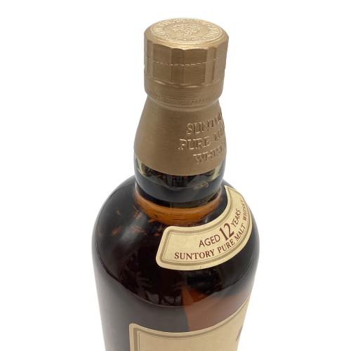 サントリー ジャパニーズウィスキー 750ml 箱付（ヤケあり） 山崎 12年 旧ラベル 響マーク 未開封 日本