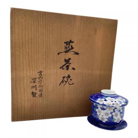 深川製磁 さくら模様 藍茶碗 有田焼 5客セット 年代物｜トレファクONLINE