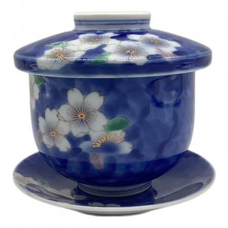 深川製磁 さくら模様 藍茶碗 有田焼 5客セット 年代物｜トレファクONLINE