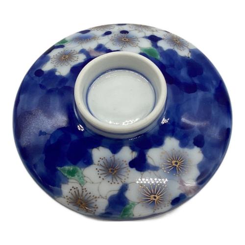 深川製磁 さくら模様 藍茶碗 有田焼 5客セット 年代物｜トレファクONLINE