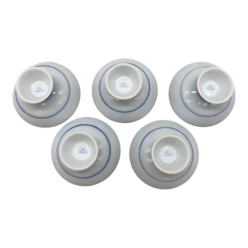 深川製磁 (フカガワセイジ) 牡丹金ミル 酒器揃 徳利2 お猪口5