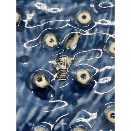 京焼 平安 加藤利昌 (キョウヤキ ヘイアン カトウトシマサ) 器貝式 荒磯 刺身鉢 5皿セット