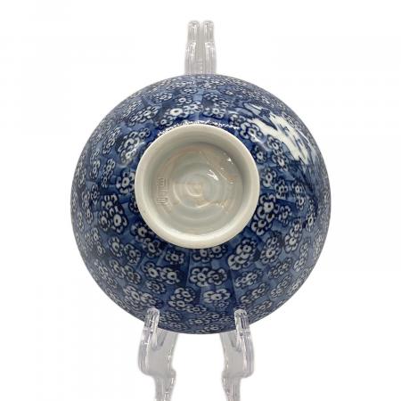 京焼 清水焼 加藤利昌 染付梅小紋散水 飯茶碗 5客セット｜トレファクONLINE