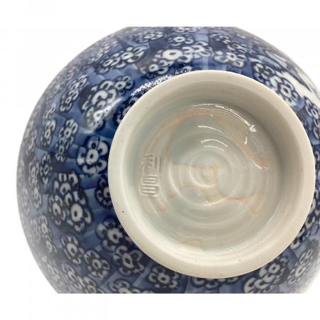 京焼 清水焼 加藤利昌 染付梅小紋散水 飯茶碗 5客セット｜トレファクONLINE