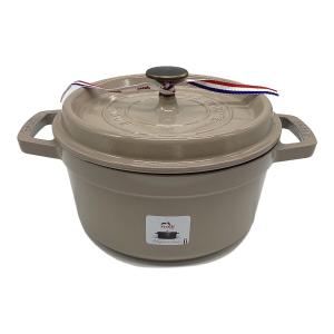 Staub (ストウブ) ピコ・ココット・ラウンド 20cm リネン 40508-291 20cm 2.2L