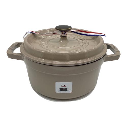 Staub (ストウブ) ピコ・ココット・ラウンド 20cm リネン 40508-291 20cm 2.2L