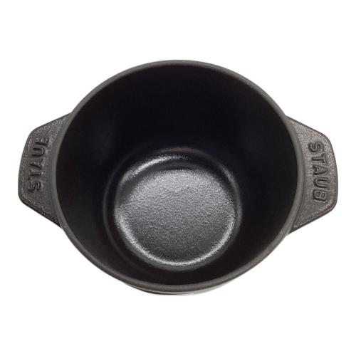 Staub (ストウブ) ラ ココット de GOHAN ブラック S 40509-653 12cm 