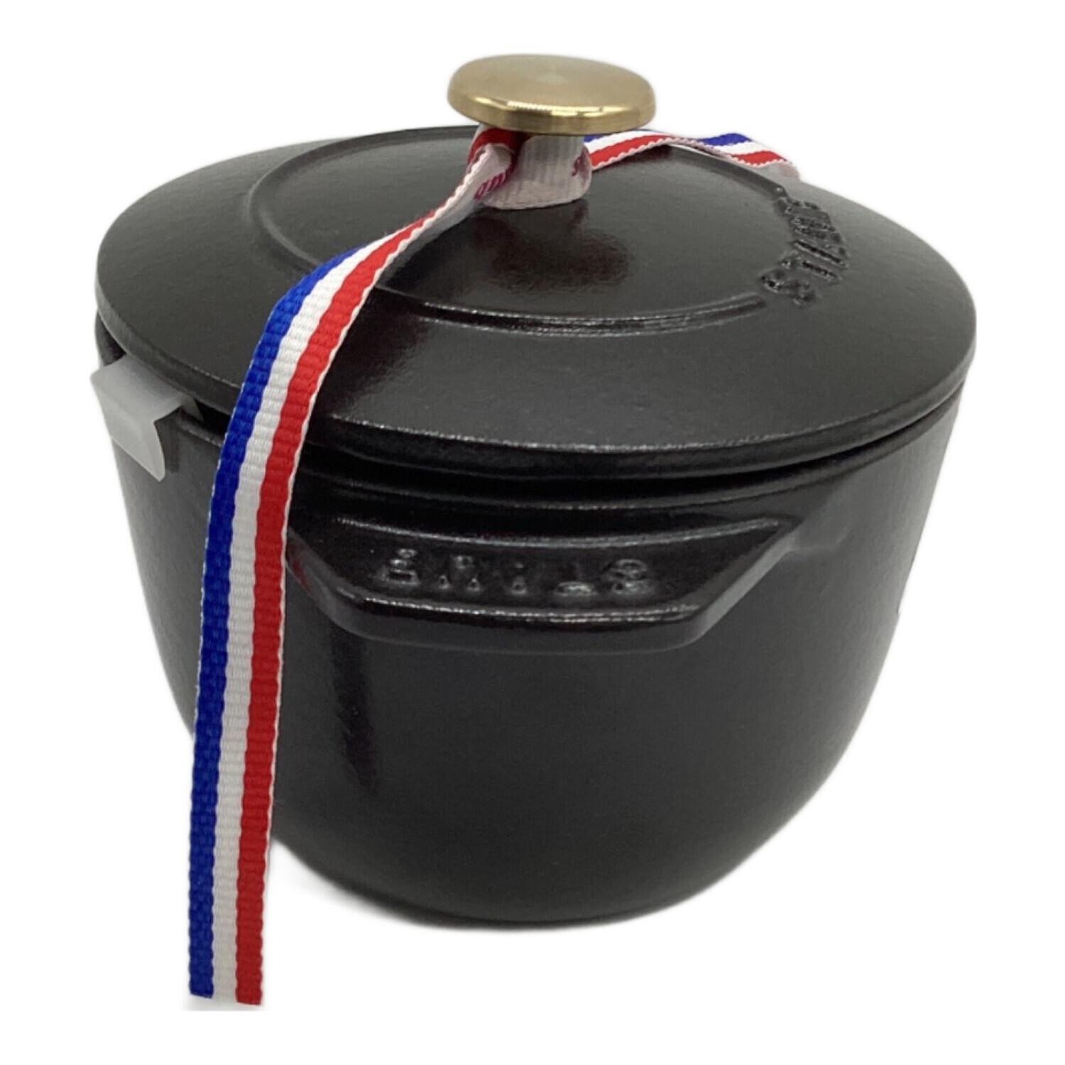 お買い得です！【新品未使用】staub ココット de GOHAN S 12cm staub(ストウブ） ラ・ココット de GOHAN S ホーロー鍋12cm/0.77L