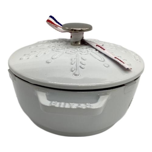 Staub (ストウブ) Wa-NABE S スノーフレーク ホワイト 1027682 16cm