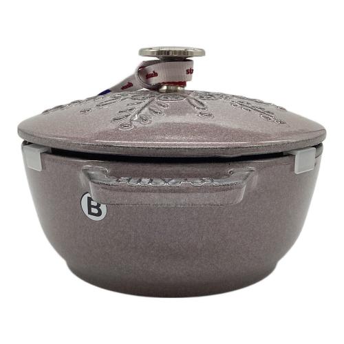 STAUB スノーフレーク　ワナベ　S シフォンローズ staub ストウブ S ワナベ 16 cm スノーフレーク シフォンローズ