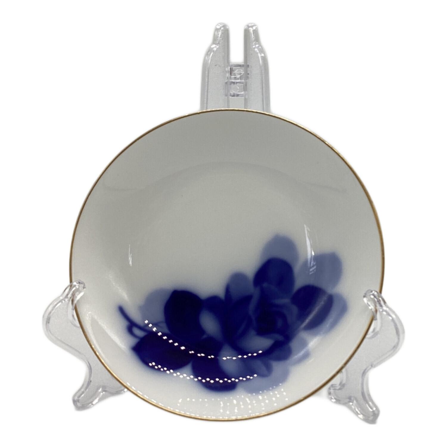 大倉陶園 (オオクラトウエン) 14cmフルーツ皿 ブルーローズ(8211) 5P