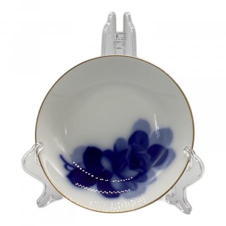 大倉陶園 (オオクラトウエン) 14cmフルーツ皿 ブルーローズ(8211) 5P