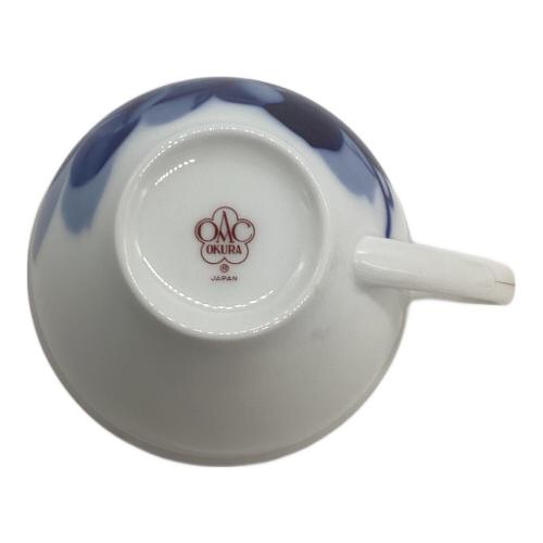 大倉陶園 (オオクラトウエン) ティーカップ&ソーサー ブルーローズ(8211) 5客セット