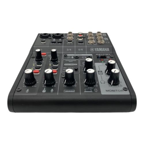 YAMAHA (ヤマハ) 6チャンネルライブストリーミングミキサー ブラック AG06MK2 2023年製