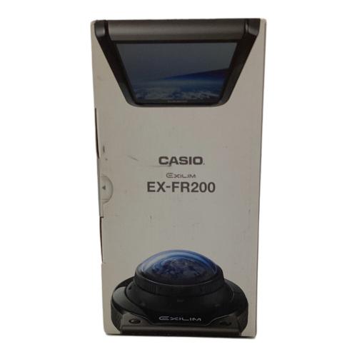 CASIO (カシオ) アウトドアデジタルカメラ EX-FR200CT 防水防塵 全天周単焦点F2.8 レンズ搭載