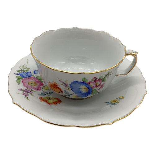Meissen (マイセン) ティーカップ&ソーサー 110110/391 ベーシックフラワー（五つ花）