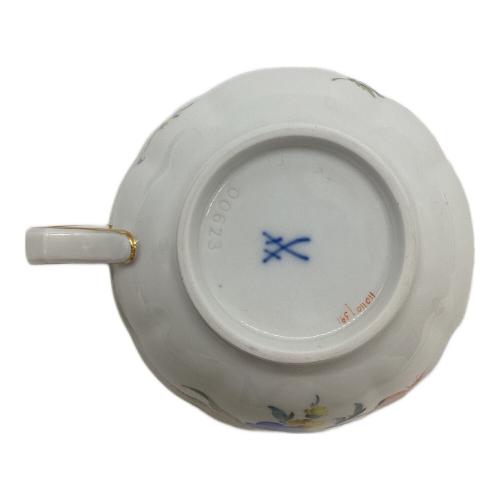 Meissen (マイセン) ティーカップ&ソーサー 110110/391 ベーシックフラワー（五つ花）