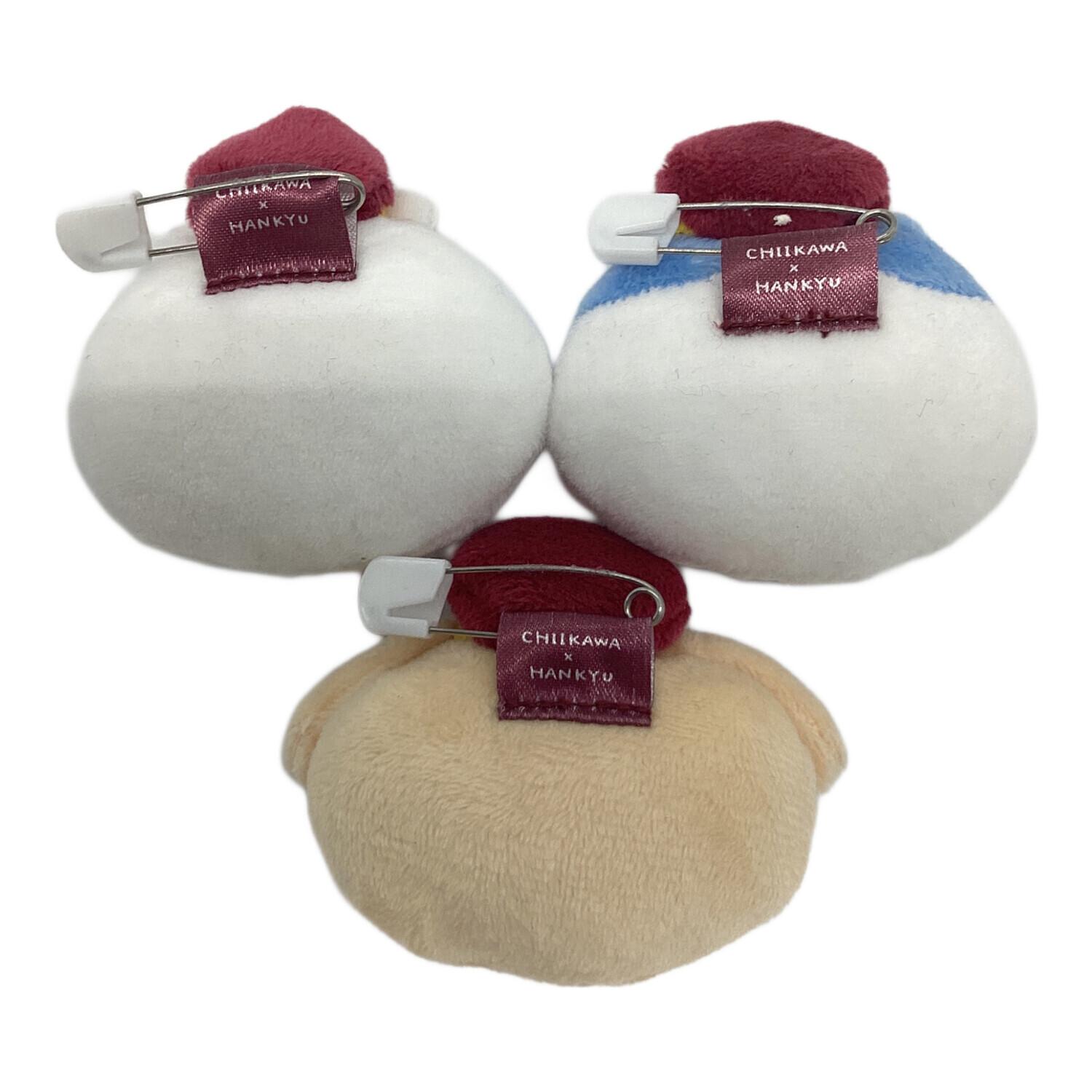 キャラクターグッズ 3体セット ちいかわ 阪急電車なおかおぬいぐるみ