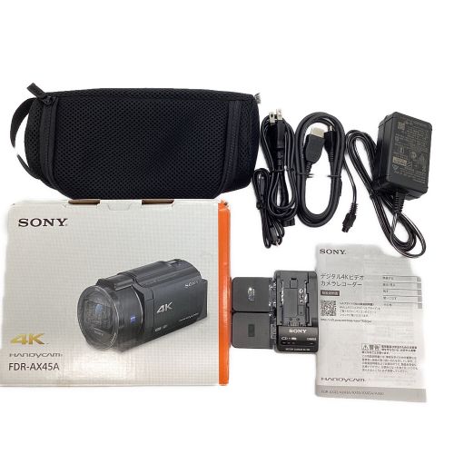 SONY (ソニー) デジタル4Kビデオカメラ ブロンズブラウン 829万画素 SDXCカード対応 3 型(インチ) FDR-AX45A 3017159