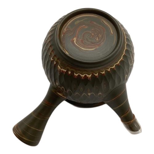 常滑焼 (トコナメヤキ) 急須 小西友仙作 練上横手急須