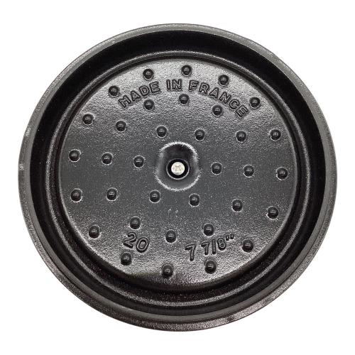 Staub (ストウブ) 両手鍋 グレー 10211906 グランドココットラウンドカンパーニュ