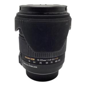 SIGMA (シグマ) ズームレンズ 18-125mm F値 F3.8-5.6 ペンタックスマウント -