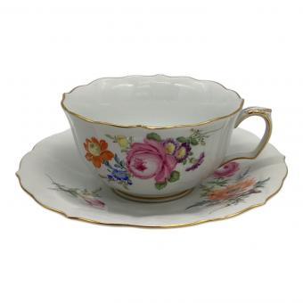 Meissen (マイセン) ティーカップ&ソーサー 110110/391 ベーシックフラワー（五つ花）