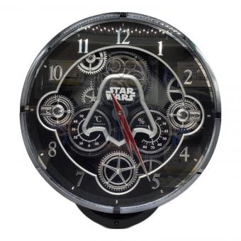 RHYTHM (リズム) KARAKURI CLOCK ダースベイダー 36曲メロディ付き・電波時計