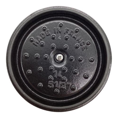 Staub (ストウブ) 14㎝両手鍋 ピコ・ココットラウンド　ブラック