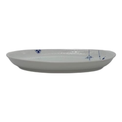 ROYAL COPENHAGEN (ロイヤル・コペンハーゲン) オーバルディッシュプレート 10-14年 ブルーパルメッテ
