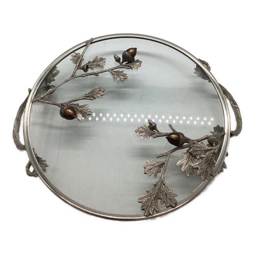 Atelier Junko Tray Glass Bronze Acorn ガラス/ピューター/ブロンズ
