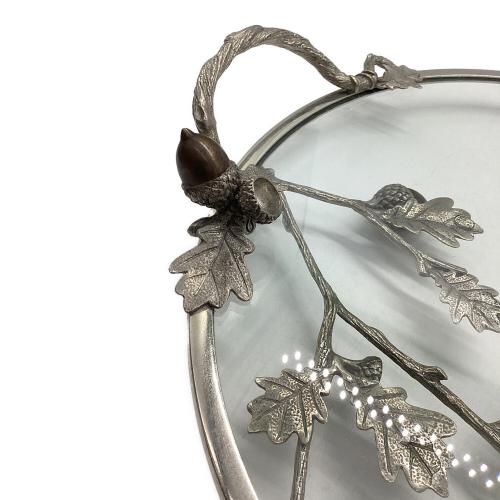 Atelier Junko Tray Glass Bronze Acorn ガラス/ピューター/ブロンズ