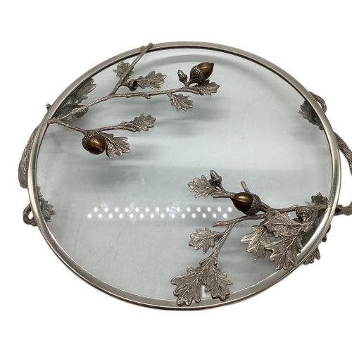 Atelier Junko Tray Glass Bronze Acorn ガラス/ピューター/ブロンズ
