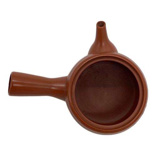 常滑焼 沢田昭邨 漢詩古松鶯 急須