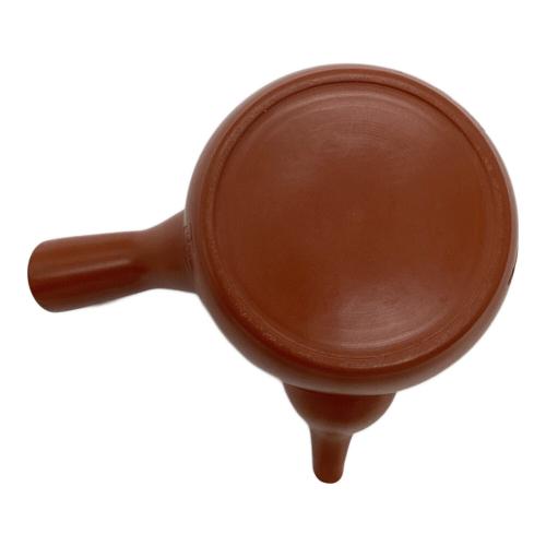 常滑焼 沢田昭邨 漢詩古松鶯 急須