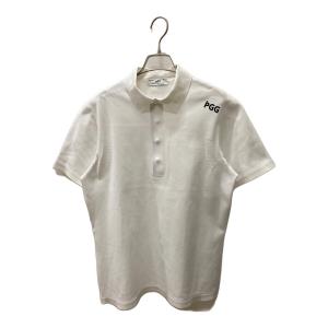 PEARLY GATES (パーリーゲイツ) PGG 半袖ポロシャツ ゴルフウェア(トップス) メンズ SIZE M ホワイト