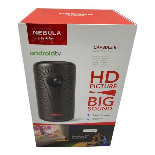 Anker (アンカー) モバイルプロジェクター CAPSULEⅡ D2421N11 Android TV搭載