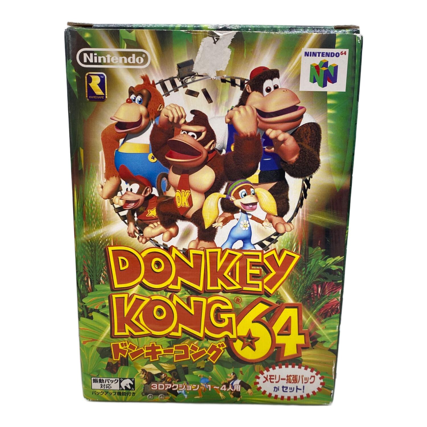 ドンキーコング64 拡張パック付き ドンキーコング64 メモリー拡張パック同梱版/NINTENDO64(N64)/中古/箱