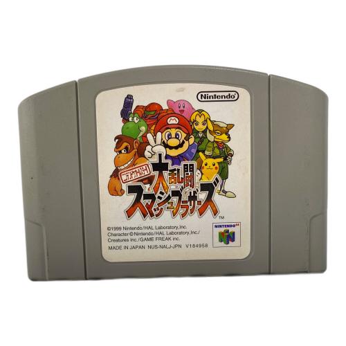 ニンテンドウオールスター！大乱闘スマッシュブラザーズ Nintendo64用ソフト -