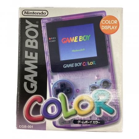 Nintendo (ニンテンドー) GAMEBOY COLOR クリアパープル ヨゴレあり