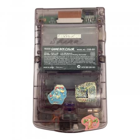 Nintendo (ニンテンドー) GAMEBOY COLOR クリアパープル ヨゴレあり