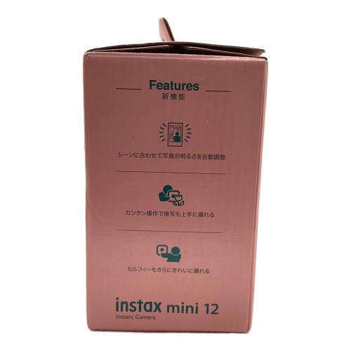 FUJIFILM (フジフィルム) instax mini 12 チェキ ミントグリーン 単三電池 1/250 秒・1/2 秒 ■