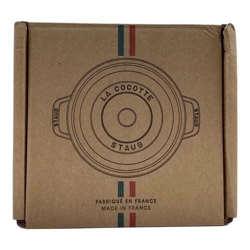 Staub (ストウブ) ピコ・ココット ラウンド シトロン 1029367 18cm イエロー シトロン 未使用品 1029367