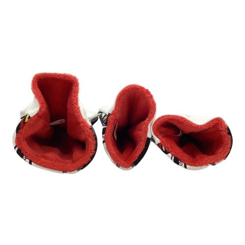 BAIRBRE ヘッドカバー3点セット ホワイト ポーカーダイヤモンドキング