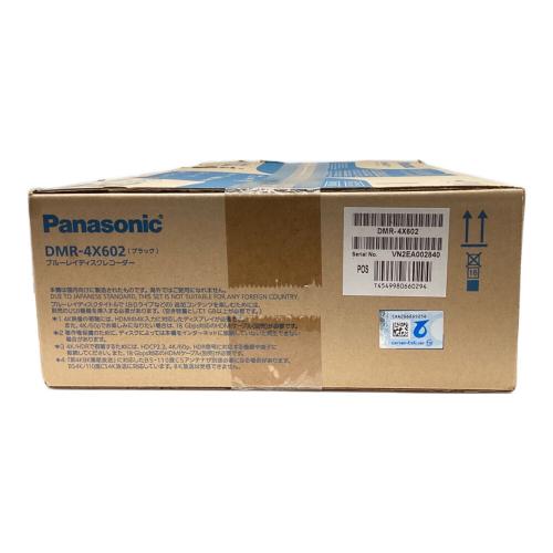 Panasonic (パナソニック) ブルーレイディスクレコーダー 未使用品 DMR-4X602 3番組 6TB -