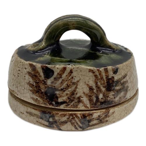 織部焼　香炉　蓋置　落款あり 茶道具 火舎香炉 蓋置 木村陶峰 備前焼 七種蓋置 陶正園 火屋 火