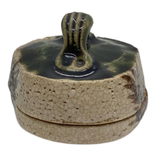 織部焼 織部窯 山口茂造 はじき香合