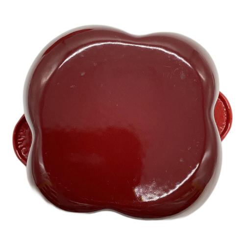 LE CREUSET (ルクルーゼ) パプリカ型 21cmココット 廃盤品 フランス製 チェリーレッド