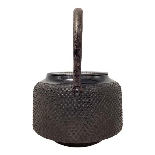南部鉄器 斎峰 万代屋型 アラレ鉄瓶